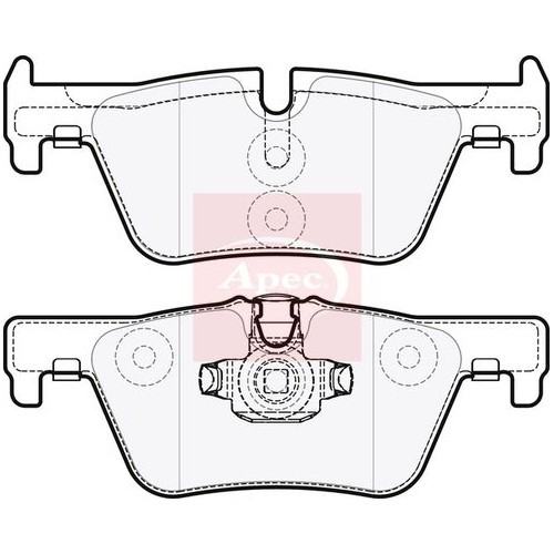 For BMW 4 Series Conv F33 F83 2013 to 2020 BRAKE PADS (REAR) (R90) PAD1850