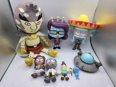 Rick & Morty Figur & Plüsch Konvolut Mr Poopy Butthole Arthrcia Unity Birdperson