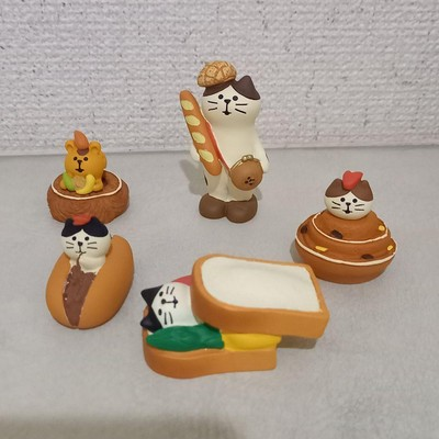 #ad DECOLE Concombre bread Cat set of 5 DECOLE DECOLE DECOLE DECOLE DECOLE DECOLE $98.45