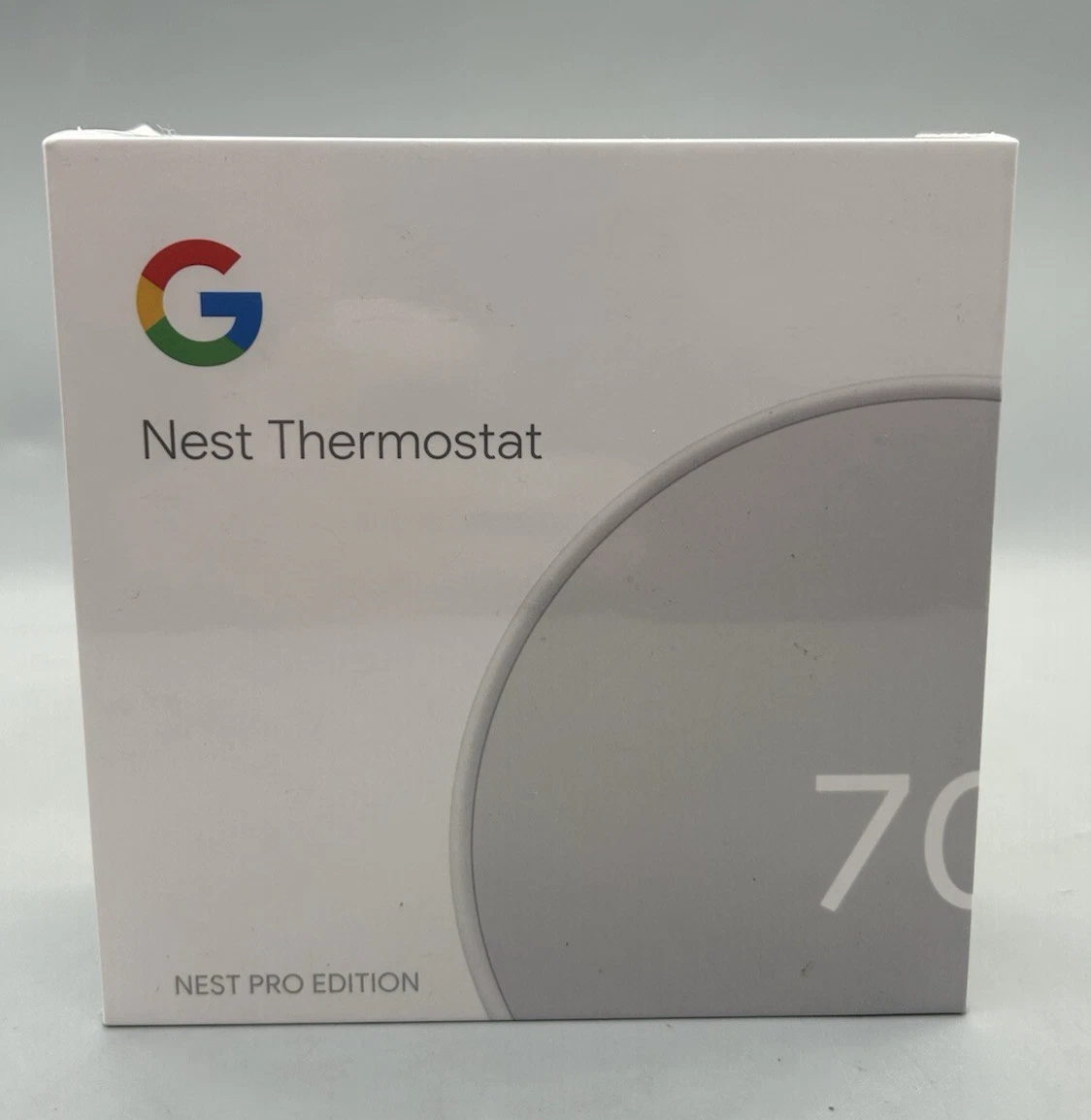 Google Nest Pro Thermostat Wi-Fi Thermostat - Snow - Sealed