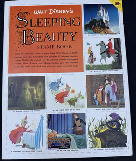 1959 Disney Sleeping Beauty Golden Stamp Book Eyvind Earle animation artwork!