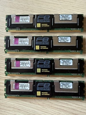 16GB RAM Kit (4x 4GB) Kingston KVR667D2D4F5/4G DDR2 FB-DIMM Server Mac Pro 1.1-3