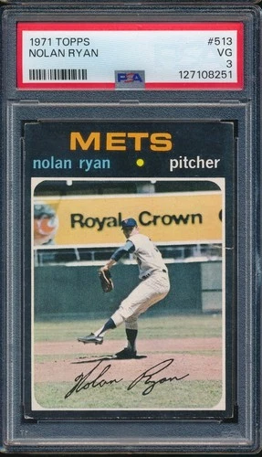 1971 Topps 513 Nolan Ryan PSA 3 VG - 127108251
