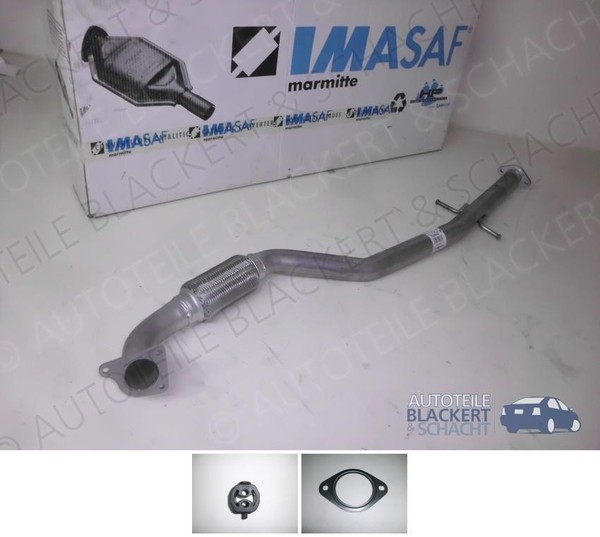 Imasaf Auspuff Hosenrohr/Flexrohr+Anbauteile für Opel Insignia A 1.6 Cdti 2015--image
