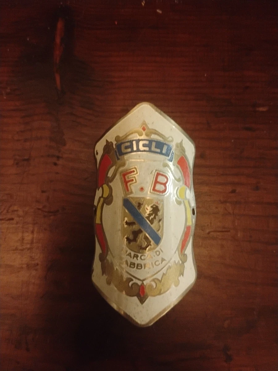 Radar De Vélo Vintage Stemma Bici - Head Badge Bicycle época - Blanc Occasion