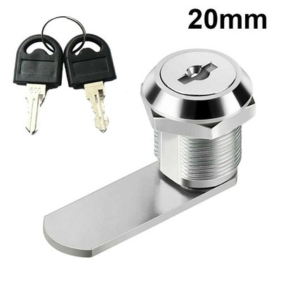 20mm Cam Lock Möbelschloss für Schrank, Briefkasten, Schublade mit 2 Schlüsseln