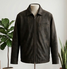 🤎 Superbe veste en cuir Oakwood marron taille M