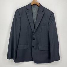 Michael Kors Blazer Jacket Men's Size 38R Gray Polyester Blend Button Closure