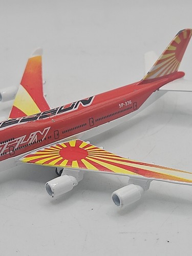 MAJORETTE PLANE MODEL, RED SUN SP 336 BOEING 747 Diecast Airplane Model - Picture 6 of 15