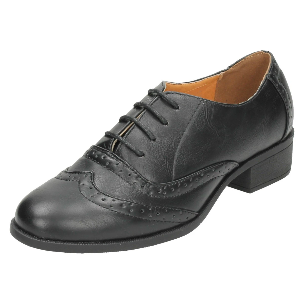 Zapatos negros cordones mujer new arrivals