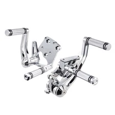 BILLET ALUMINUM CHROME FORWARD CONTROL KITS FOR HARLEY SOFTAIL Heritage 00-17
