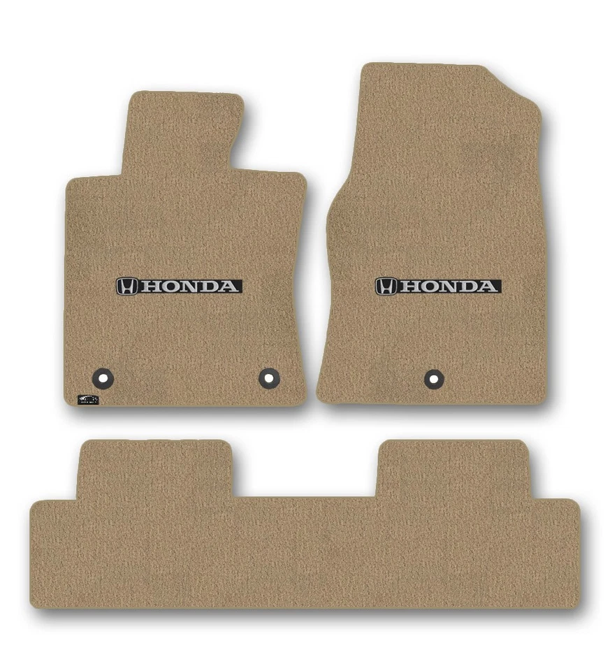Juego de alfombrillas de 3 piezas Lloyd Velourtex para Honda Civic y Insight-elige logotipo y color Foto 4 de 4
