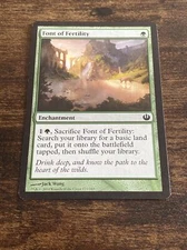 Magic the Gathering MTG Font of Fertility (123) Journey into Nyx B11205*