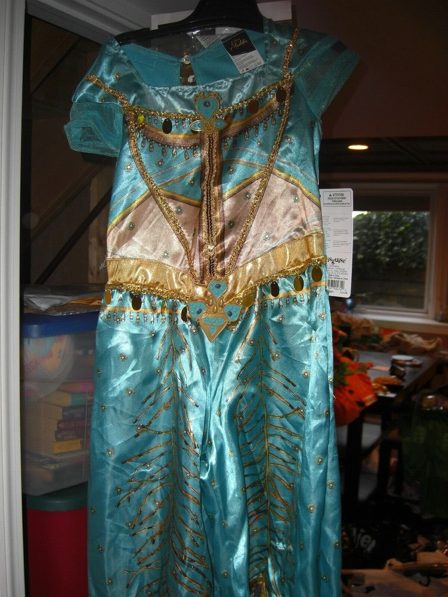 Aladdin Live Action Movie Princess Jasmine Teal Deluxe Child