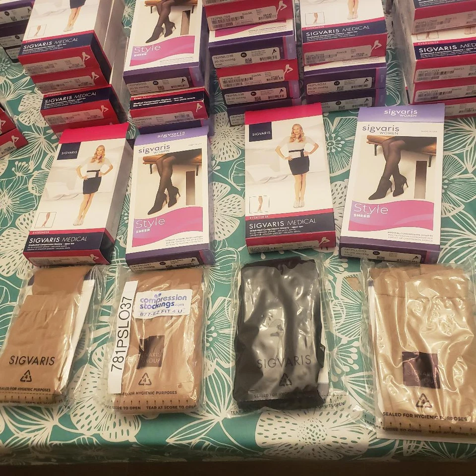 Sigvaris Sheer Style  CT  Panty Hose  15-20 20-30 30-40 Compression Size & Color - Image 2 of 4