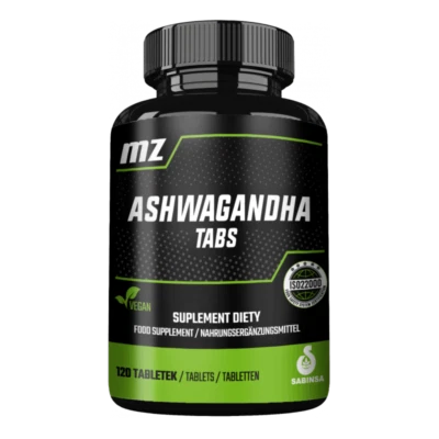 MZ-STORE Ashwagandha 120 Tabs – Stress, Cortisol, Balance, Schlaf