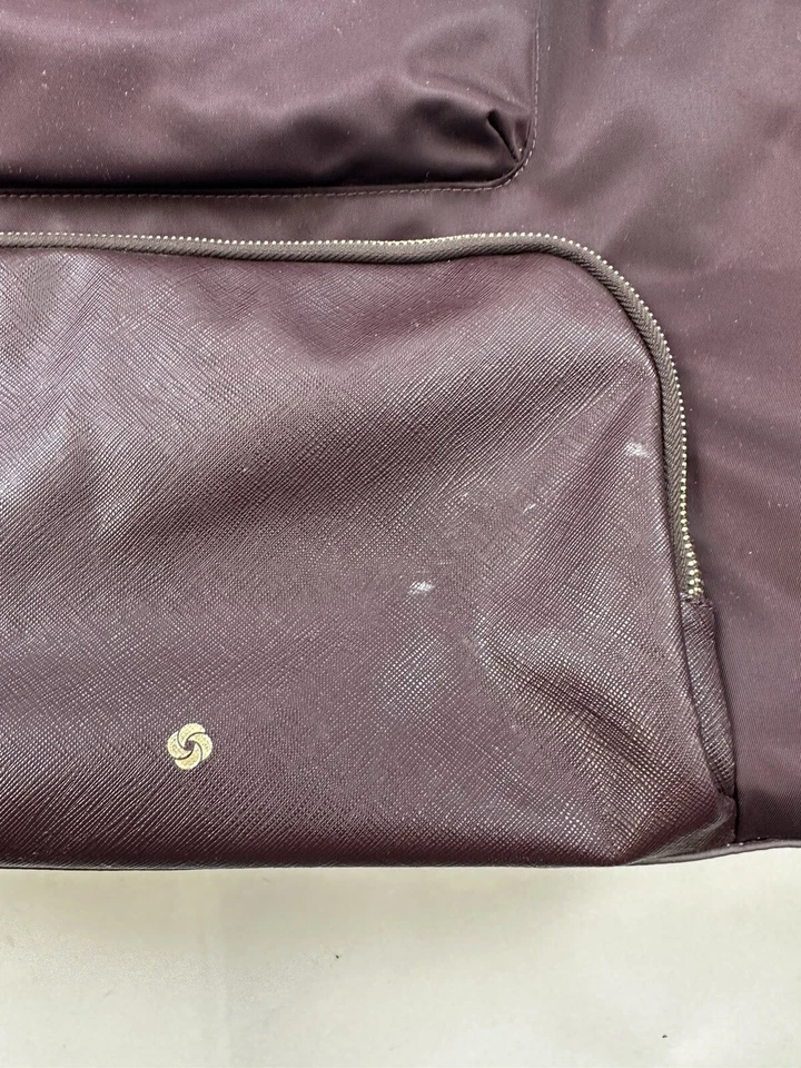 Bolso Convertible SAMSONITE Encompass Burdeos Mujer Rojo Mochila Bolso para Laptop Foto 3 de 4