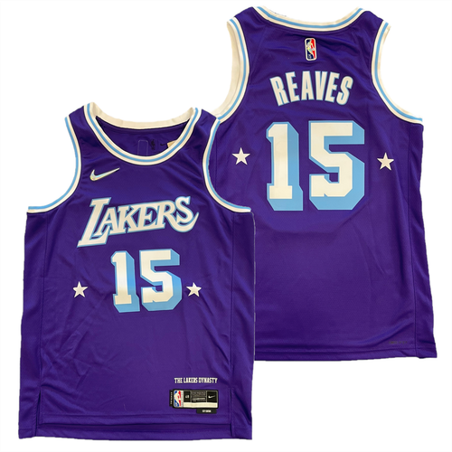 Los Angeles Lakers Trikot (Größe L) Herren Nike NBA Reaves 15 City 21/