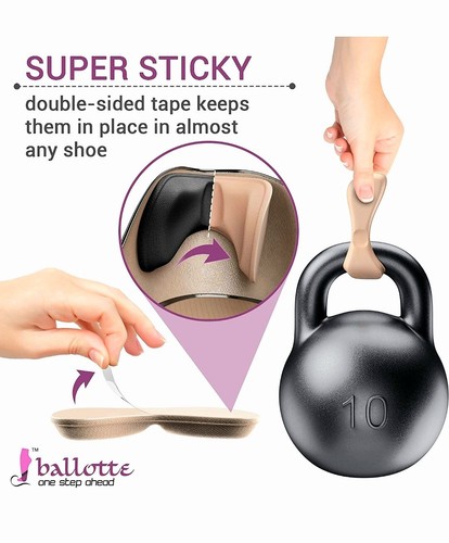 Heel Grips Shoes Two Big Set, Thick Heel Protectors, Back Insoles Anti Blister - Picture 4 of 5