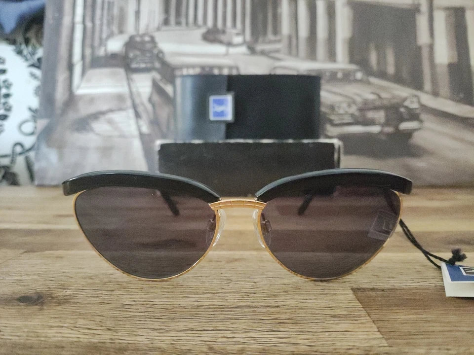 Yves Saint Laurent YSL - Lunettes de soleil Vintage Oeil De Chat - 5007 Y576 - Photo 2/4