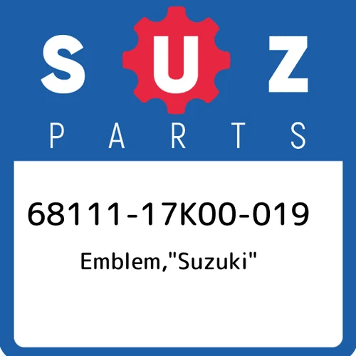EMBLEM,SUZUKI (BLACK) *{BODY COLOR:QT7}*
