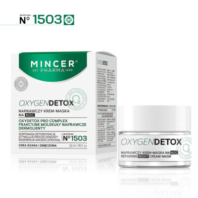MINCER PHARMA OXYGENDETOX N˚1503 REPAIR NIGHT CREAM MASK