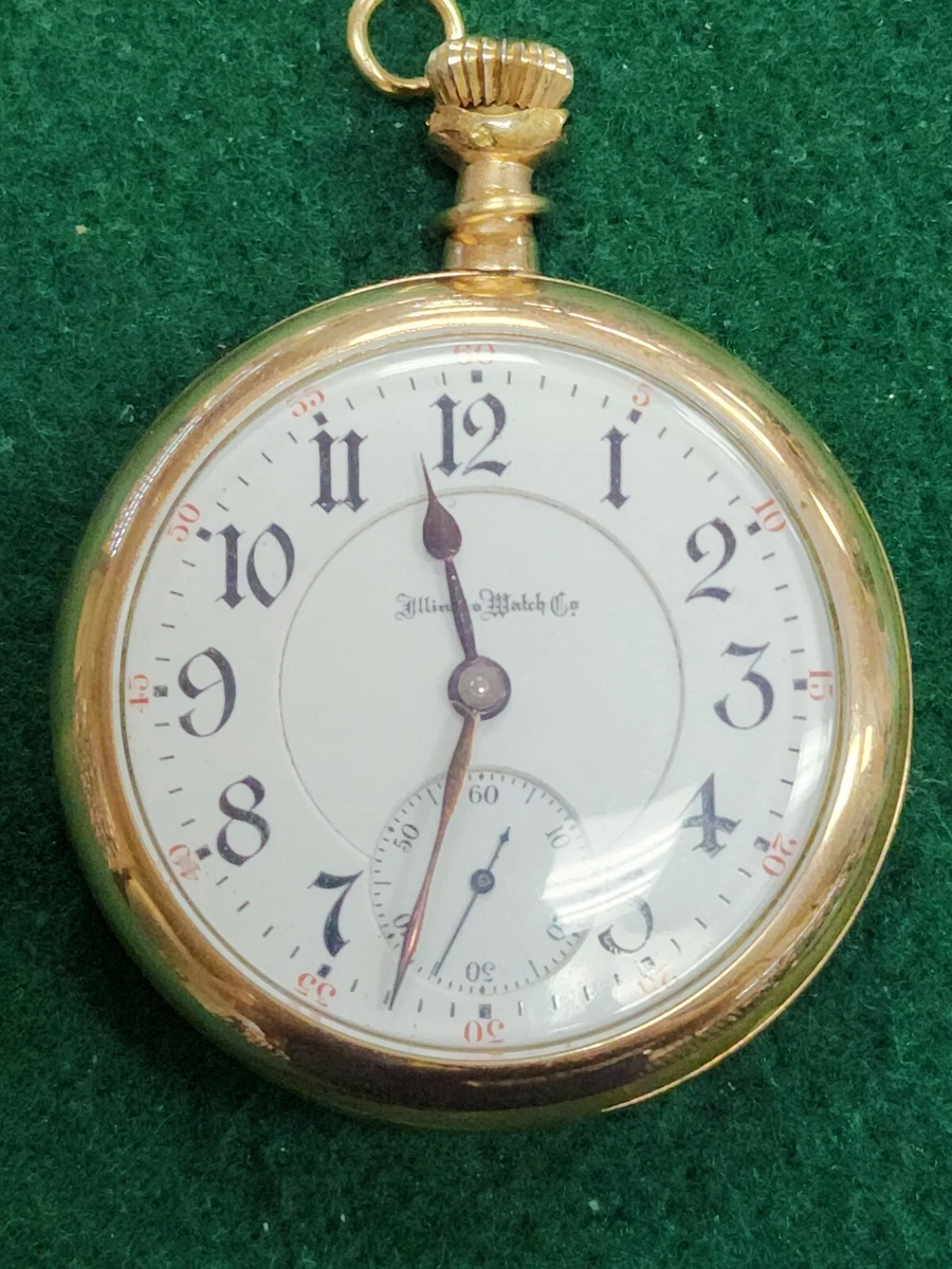 Illinois watch co pocket watch sale