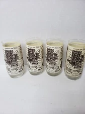 4 Retro Sears Roebuck Tumbler Drinking Glasses Reproduced From 1908 Catalogue