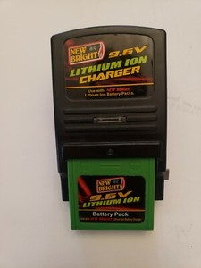 New Bright 9.6V Rechargeable Battery Pack w/ Charger RC Lithium Ion | eBay