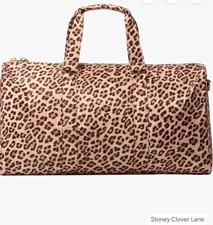 Stoney Clover Lane into The Wild Classic Leopard Large Duffle