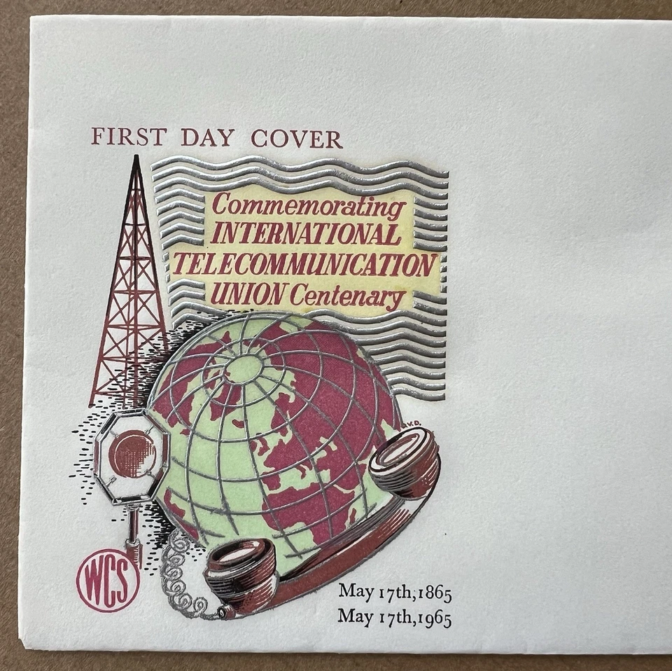 Australia 1965 ITU Centenary FDC • International Telecommunications Union - Image 2 of 4