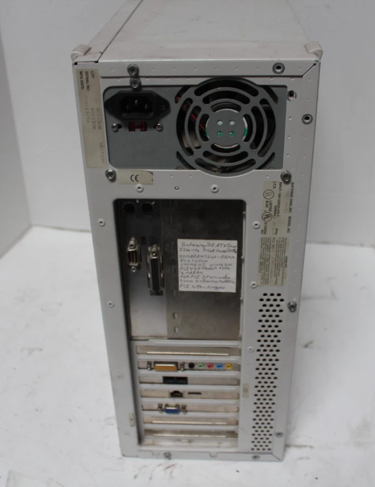 Vintage Gateway 2000 P5-133 Beige Full Tower w/ PSU Floppy and DVD drive 540MB - Image 4 of 4