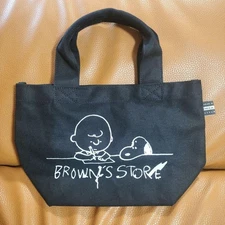 Snoopy m6N Museum Tote Bag Mini Black