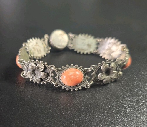 Antique Art Deco Czech Glass Bracelet