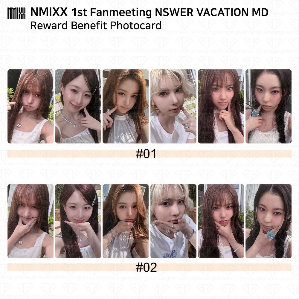 nmixx kpopmerch マカオ 0629 当選者60枚限定 6枚セット Amazon.co.jp: NMIXX エンミックス グッズ フォトカード 56枚 セット