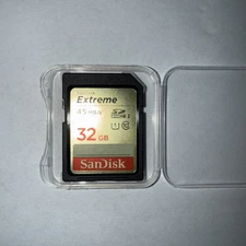 SanDisk Extreme 32 GB, Class 10 (45MB/s) - SDXC UHS-I Card - SDSDRX3-032G-A21