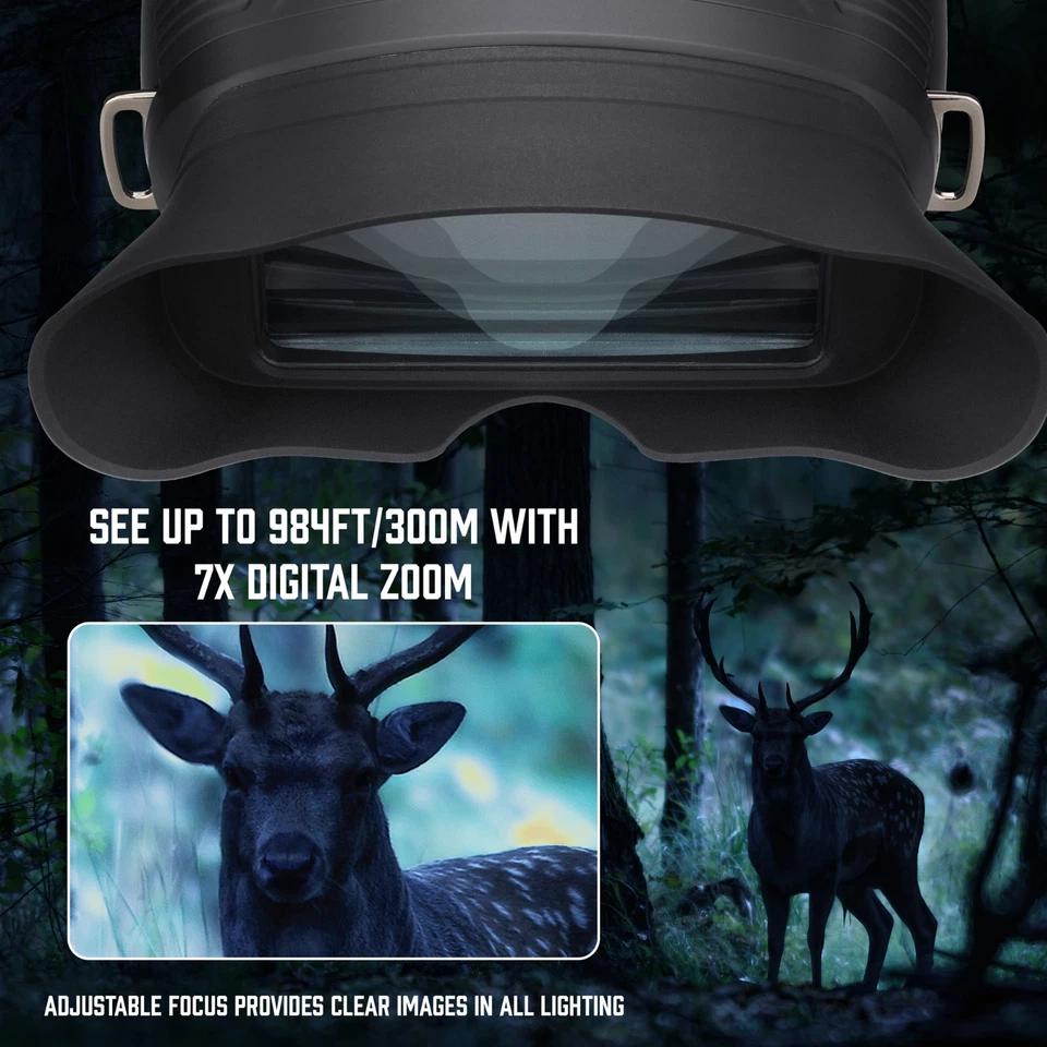 Barska NVX600 Visión Nocturna Infrarrojo Binocular Óptica Alcance USB / SD Tarjeta Grabación Foto 2 de 4