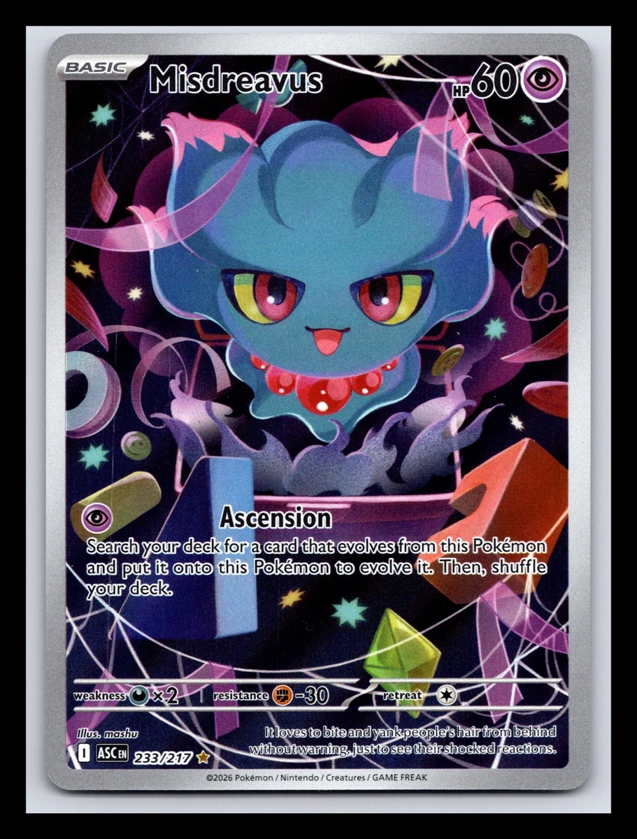 Misdreavus Pokémon TCG Cards for sale | eBay