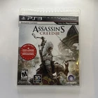 Assassin's Creed III (PlayStation 3 PS3) Black Label CIB COMPLETE & TESTED