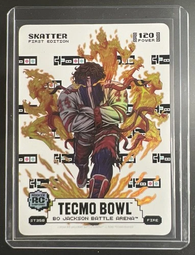 2026 Bo Jackson Battle Arena Tecmo Bowl Skatter Sore Thumb RC Battlefoil #ST358
