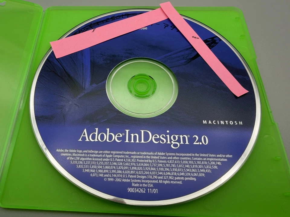 Adobe InDesign 2.0 Software CD-ROM Mac + Cross-Media Resource Disc Win/Mac USA - Image 4 of 4