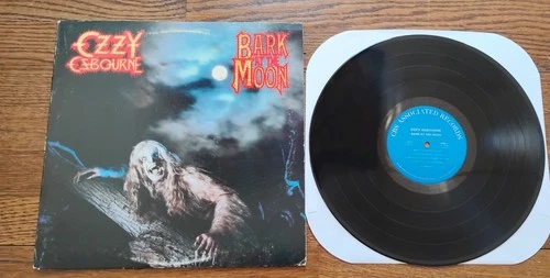 Bark At The Moon 1983 US CBS Vinyl LP QZ 38987 VG+ Black Sabbath Metal Rock