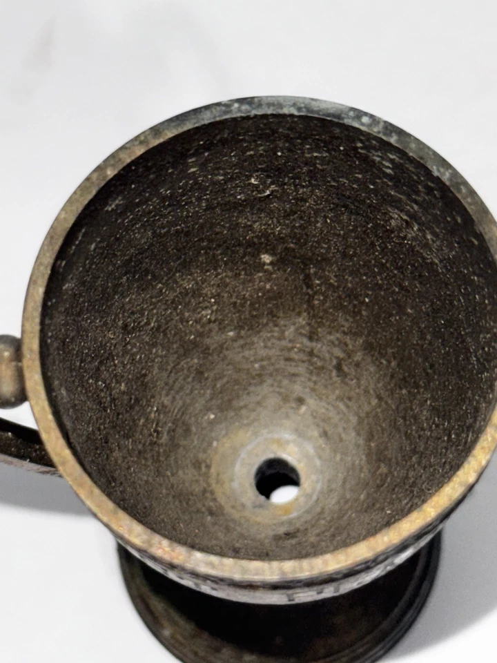 Винтажный латунный трофейный кубок Dodge Inc середины века в стиле урны 3-3/4 дюйма сделано в США - Изображение 3 из 4