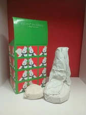 BNIP Vintage Toscany Collection Snowman Frosted Glass Votive Candle Holder