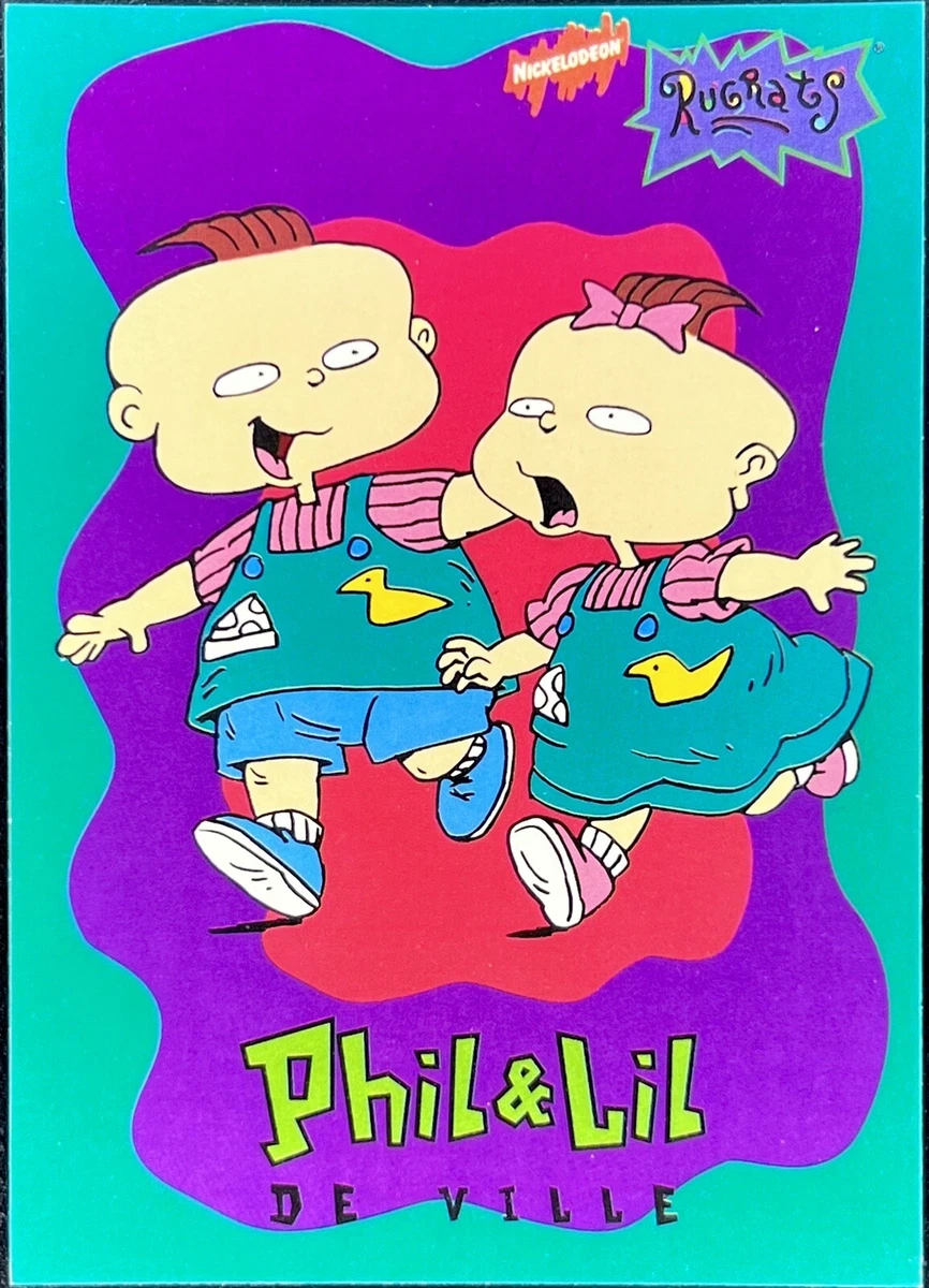 Phil & Lil De Ville #4 RuGrAtS 1997 Nickelodeon Tempo Trading Cards NM+ |  eBay
