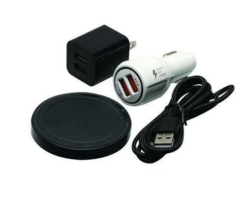 NEW 5-in-1 Charging Kit - Wireless Charger, Home & Car Chargers, 4ft Cable, Case - Image 2 of 4