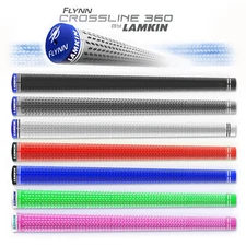 FLYNN CROSSLINE 360 PREMIUM Junior golf grips by LAMKIN / fits all junior clubs