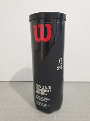 Wilson X3 Speed 3 Bälle Gelb (2 x 3 Bälle)