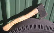 Vintage Small  Axe AX Hatchet Marked - US 17 - TRUE AMERICAN Camping Hiking Tool