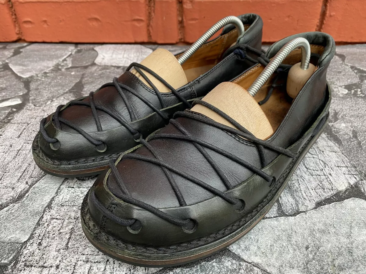 Trippen Women s Black Leather Lace Up Shoes Sz 37 US 6.5